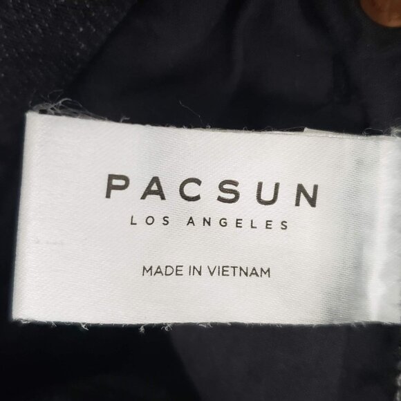 Pacsun High Rise Straight Jeans Women's Patchwork Color Panel Buttonfly Mom 26 - Picture 7 of 9